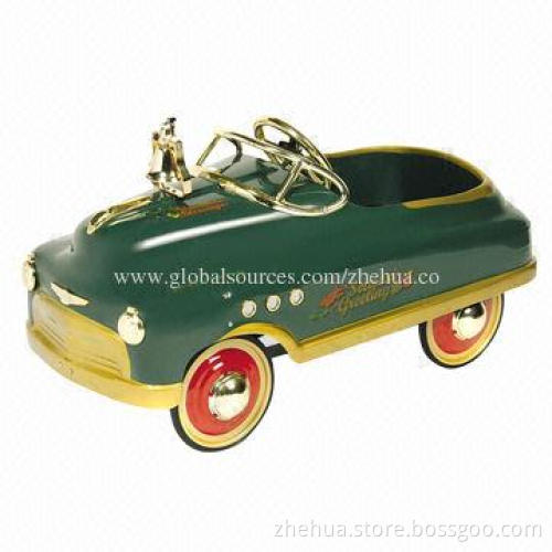 Hot-selling Kids' Metal Ride-on/Children's Pedal Car, Green Color